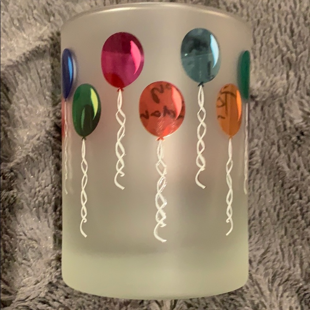New Happy Birthday Lo Ball Glass - Picture 2 of 4